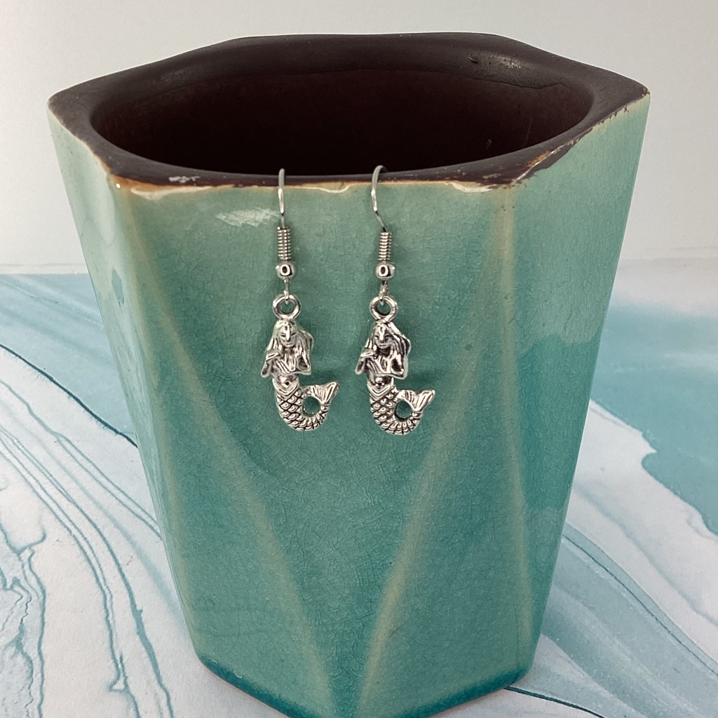 Mermaid Charm Earring Nwt